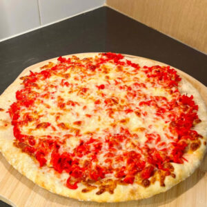 Hot Cheetos Cheese Pizza