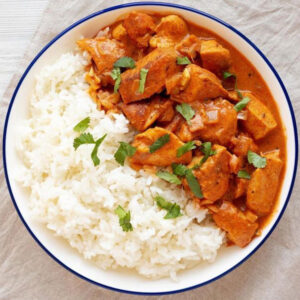 Butter Chicken Rice Bowl
